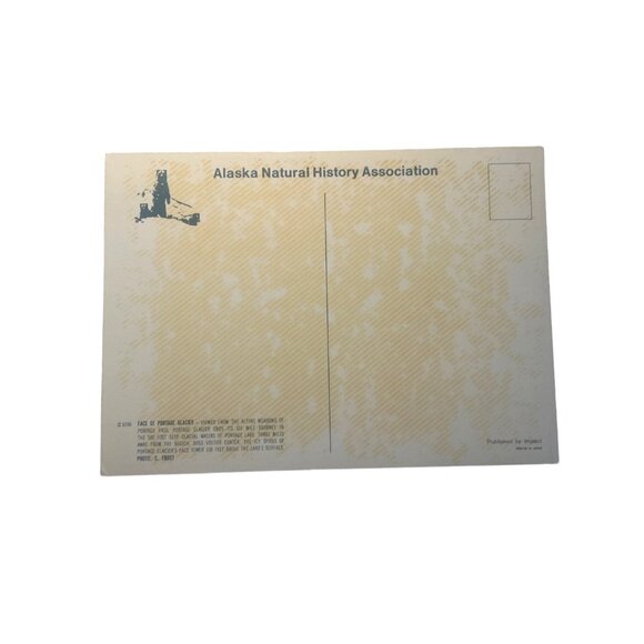 Vintage Postcard Alaska Natural History Association Glacier u - Picture 2 of 2